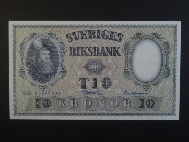 10 Kronor 1962 var. podpisu 2, Pi. 43i