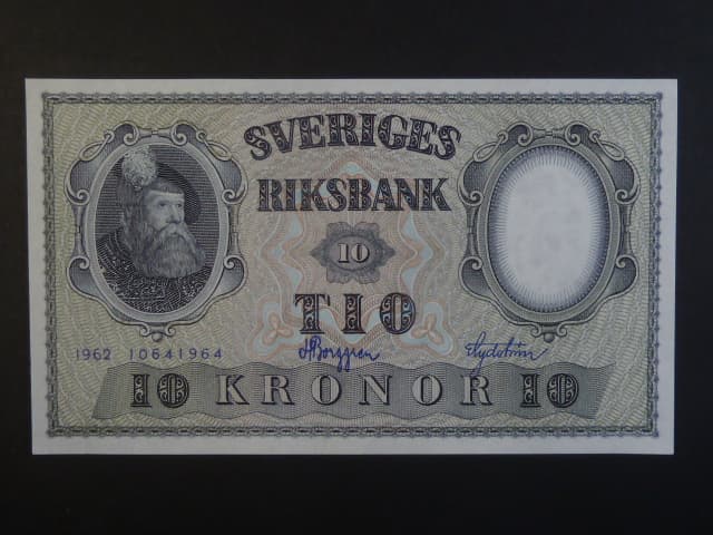 10 Kronor 1962 var. podpisu 4, Pi. 43i