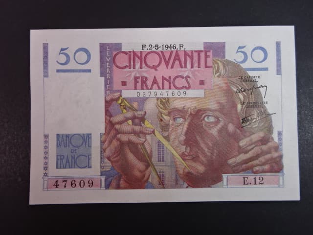 50 Francs 1946, BNB. B981a, Pi. 127