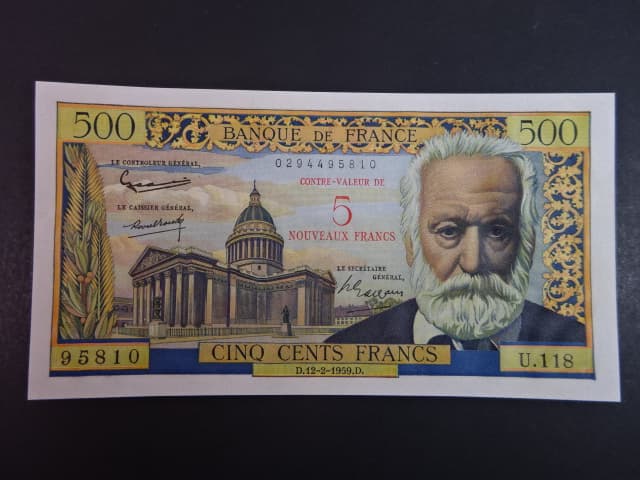 5 Nouveaux Francs 12.2.1959, BNB. 994b, Pi. 137