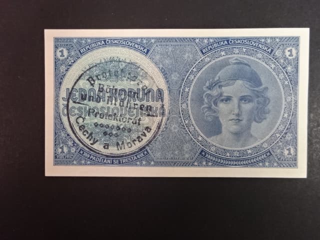 1 K 1938/40 série A 039, ruční přetisk