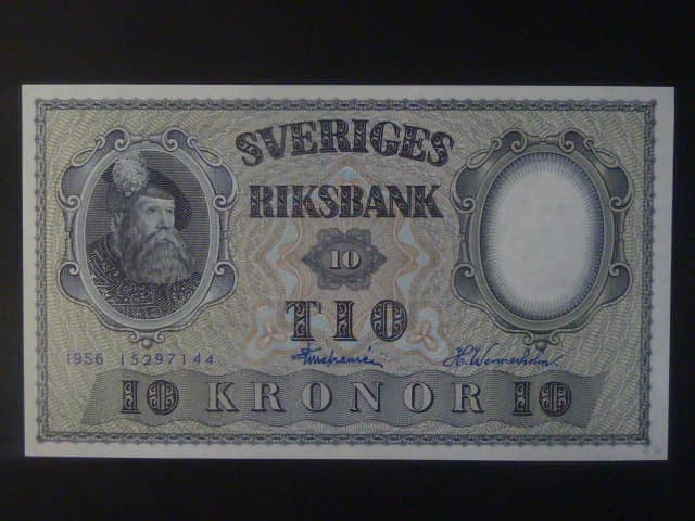 10 Kronor 1956 var. podpisu 1, Pi. 43d