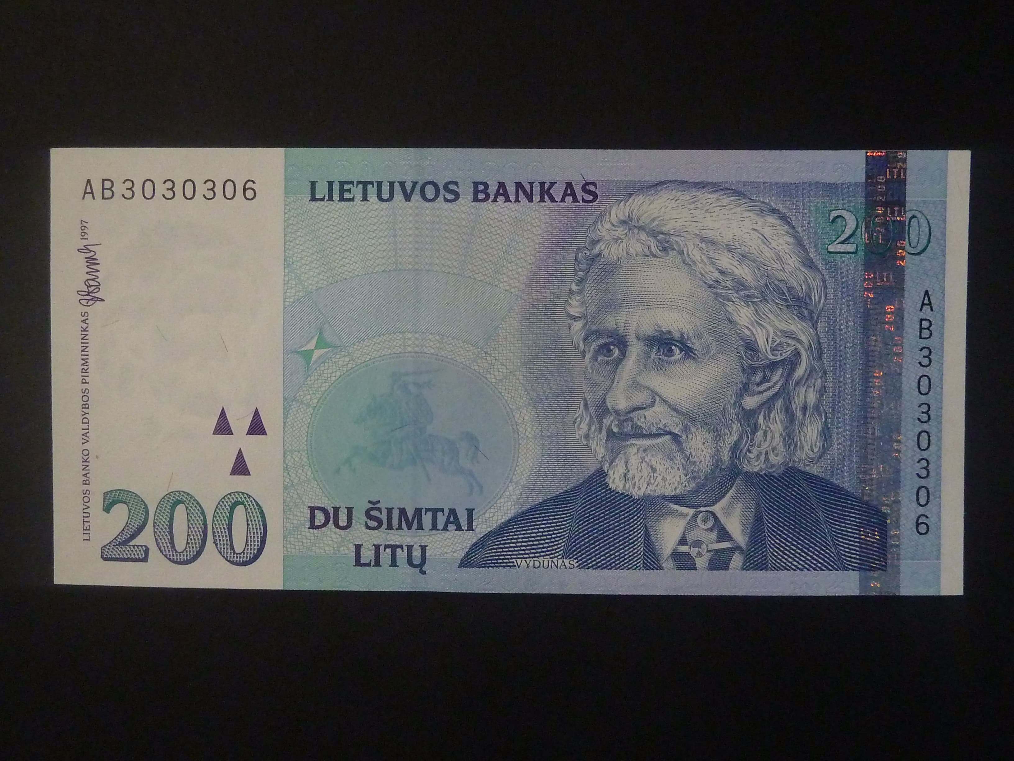 200 Litai 1997, BNB. B174a, Pi. 63