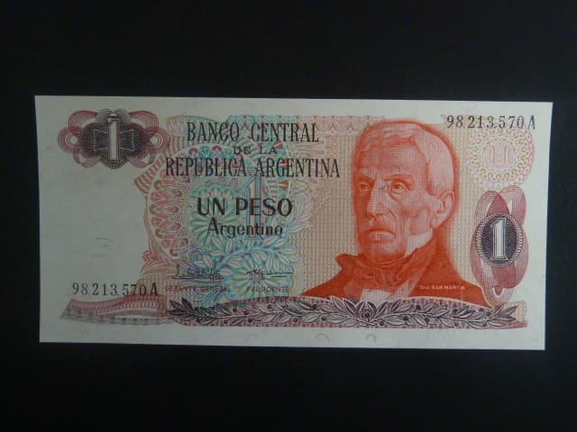 ARGENTINA, 1 Peso 1984, BNB. B364b, Pi. 311