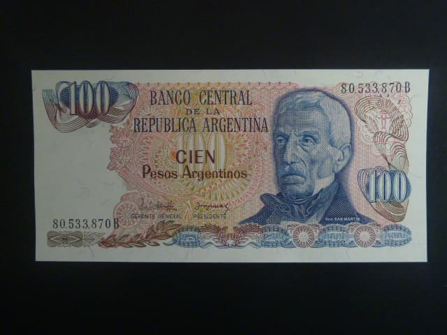 ARGENTINA, 100 Pesos 1983, BNB. B368a, Pi. 315