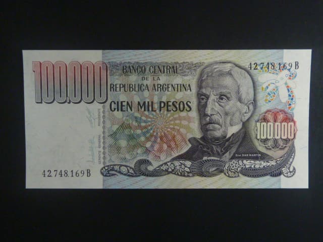 ARGENTINA, 100000 Pesos 1980, BNB. B361a, Pi. 308