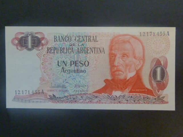 ARGENTINA, 1 Peso 1983, BNB. B364a, Pi. 311