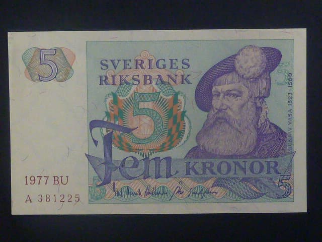 5 Kronor 1977, Pi. 51c