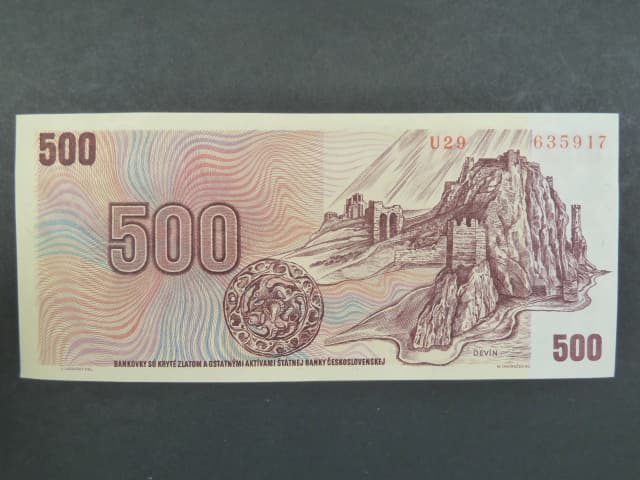 500 Kčs 1973 série U 29