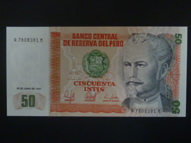 PERU, 50 Soles 1987, BNB. B469b, Pi. 131