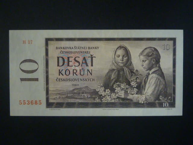 10 Kčs 1960 série H 17