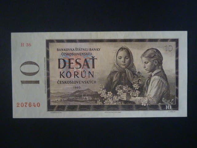 10 Kčs 1960 série H 36