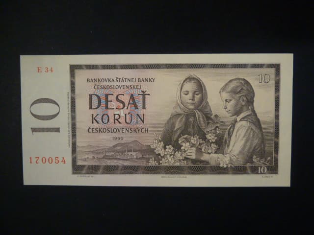 10 Kčs 1960 série E 34