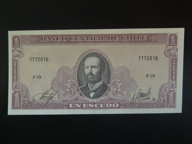 Chile, 1 Escudo 1964, BNB. B271a, Pi. 136