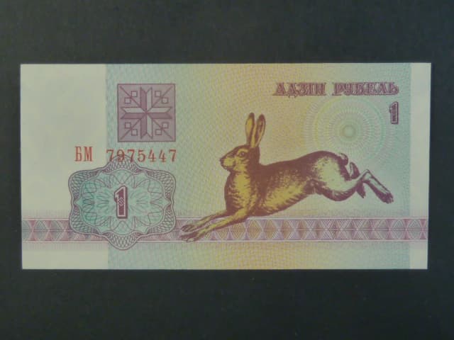 1 Ruble 1992, BNB. 102a, Pi. 2