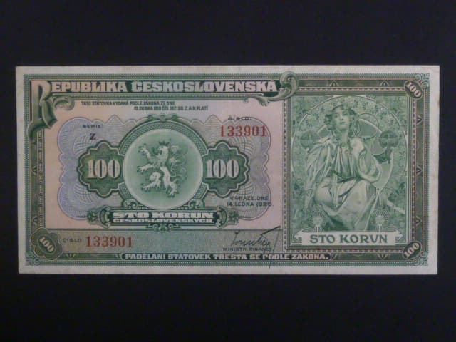 100 Kč 1920 série Z