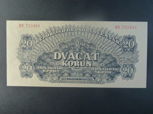 20 K 1944 série HX, číslovač 8