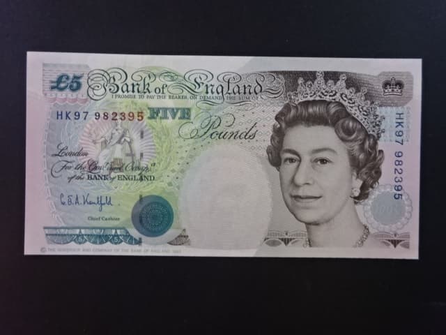 5 Pounds 1991, BNB. 192a, Pi. 382A