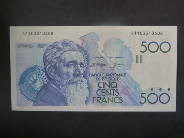 500 Francs 1982, serie 411, BNB. B586d, P141