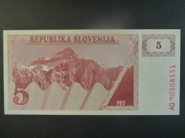 5 Tolarjev 1990, BNB. B203a, Pi. 3