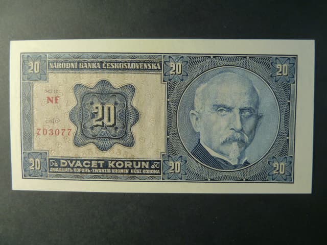 20 Kč 1926 série Nf
