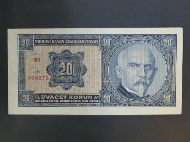 20 Kč 1926 série Bf