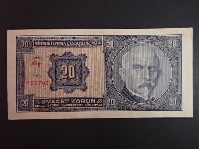 20 Kč 1926 série Gg