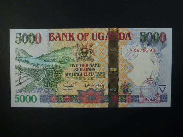 UGANDA, 5000 Shillings 2005, BNB. B149b, Pi. 44