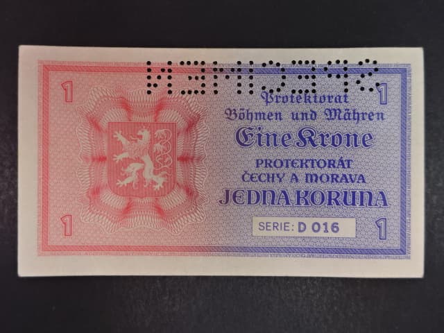 1 K 1940 série D 016, 1x perf. SPECIMEN