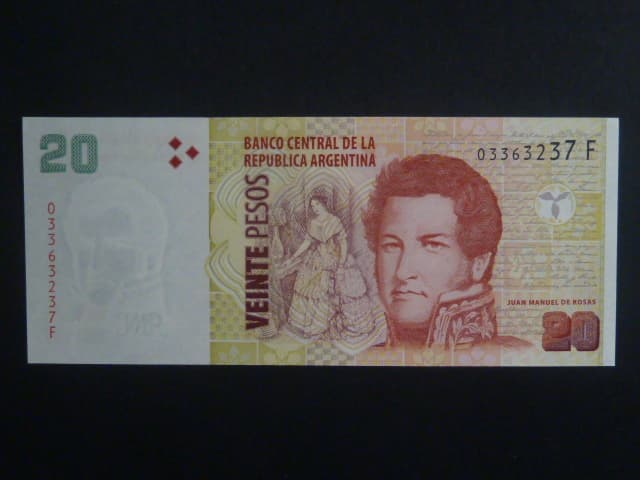 ARGENTINA, 20 Pesos 2016, BNB B406g, Pi. 355
