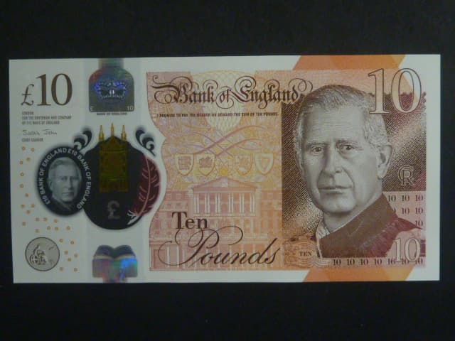 10 Pounds 2023, BNB. B208a, nový portrét