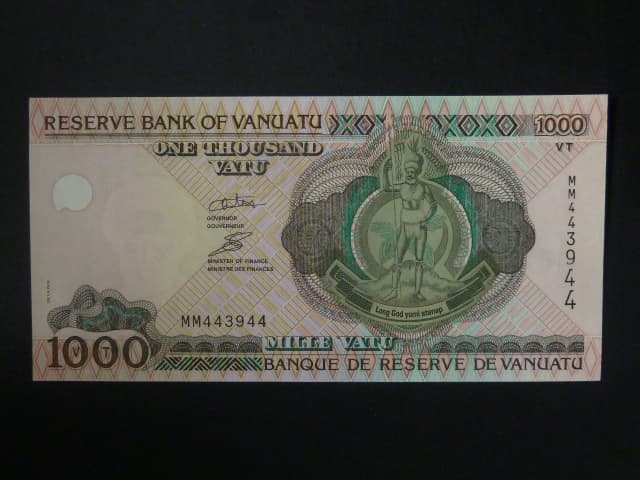 VANUATU, 1000 Vatu 2009 série MM, RESERVE BANK, BNB. B205c, Pi. 10