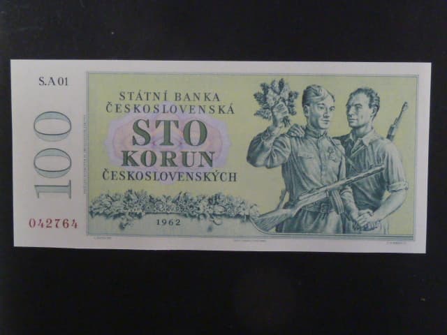 100 Kčs 1962, nevydaná, oboustranná