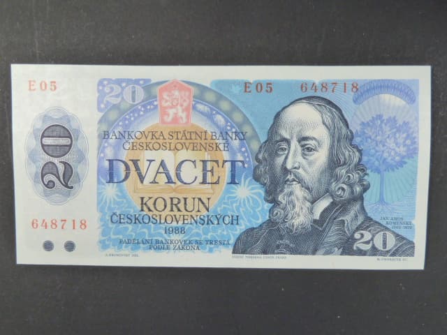 20 Kčs 1988 série E 05