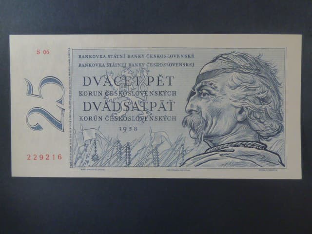 25 Kčs 1958 série S 06