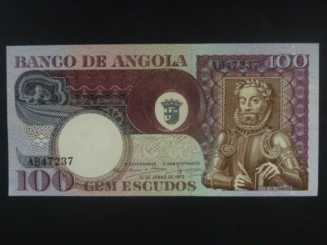 ANGOLA, 100 Escudos 1973, BNB. B430a