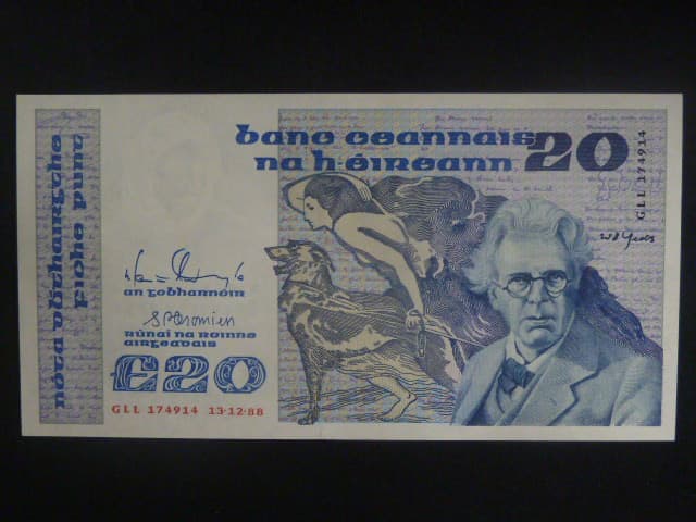 20 Pounds 1988 série GLL, BNB. B218c, Pi. 73