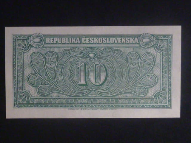 10 Kčs 1945 série P/F