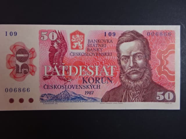 50 Kčs 1987 série I 09