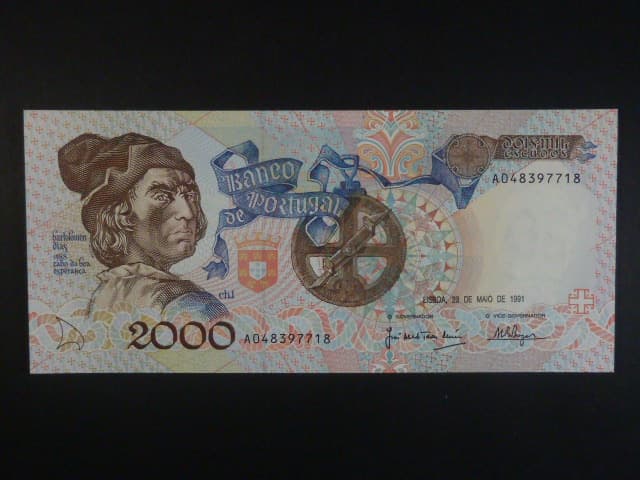 2000 Escudos 1991, Pi. 186a