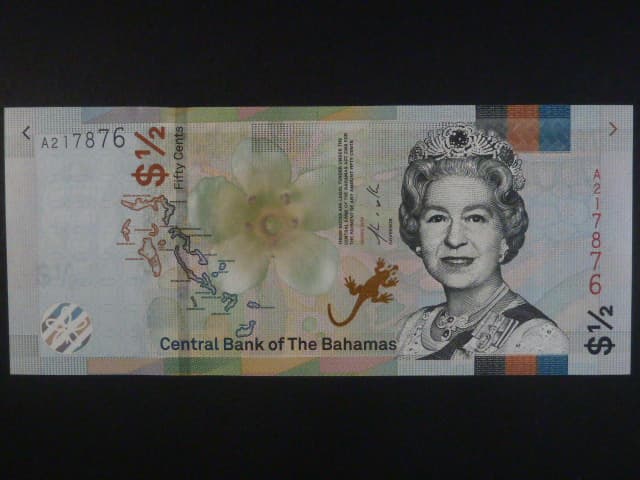 BAHAMY, 1/2 Dollars 2019, BNB. B348a