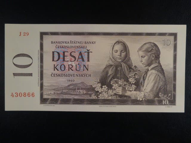 10 Kčs 1960 série J 29