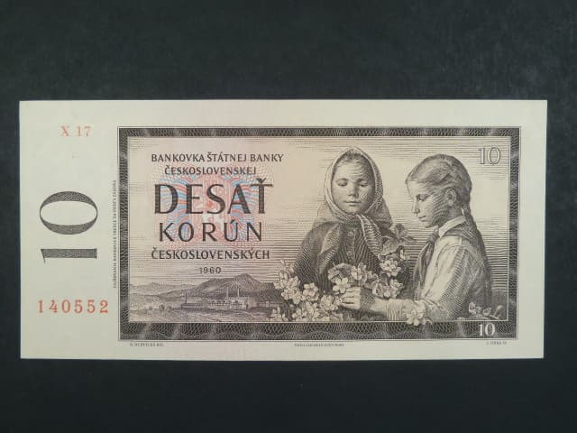 10 Kčs 1960 série X 17