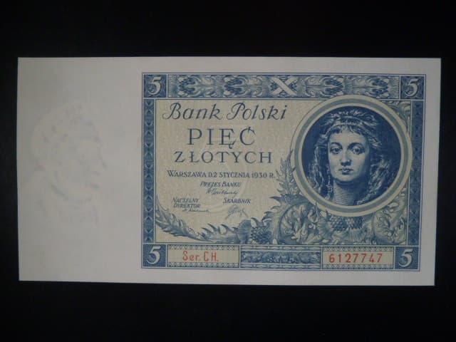 Polsko, 5 Zl 1930 série CH, Ba. PL3b