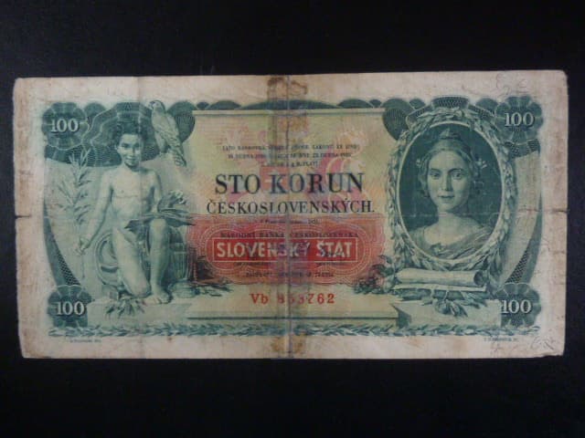 100 Ks 1931/1940 s přetiskem série Vb, II.vydání
