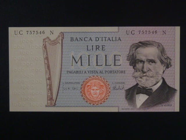 1000 Lire 5. 8. 1975, BNB. B448d, Pi. 101d