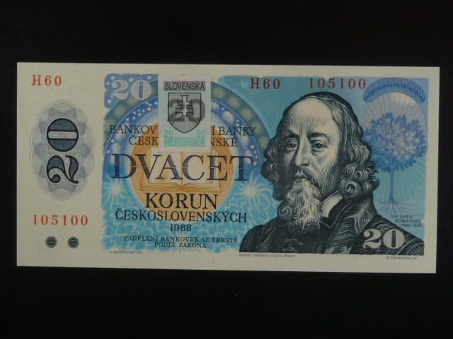 20 Sk 1988/1993 série H 60, kolek, vysoká vzácná série