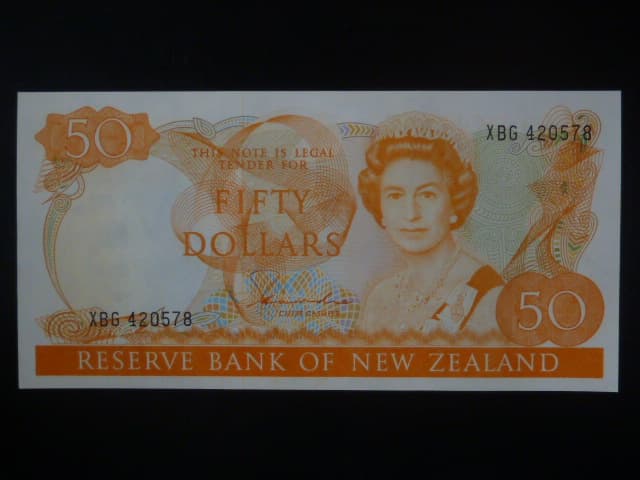 NOVÝ ZÉLAND, 50 Dollars 1983, BNB. B121a, Pi. 174