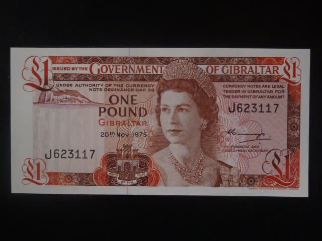 1 Pound 1975, BNB. B118a, Pi. 20