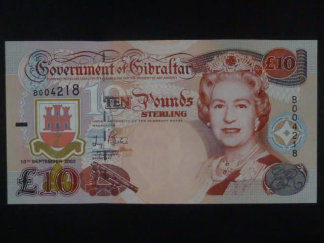 10 Pounds sterling 2002, BNB. B128a, Pi. 30